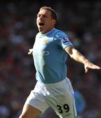 EPL: Craig Bellamy , Manchester United v Manchester City (PA)