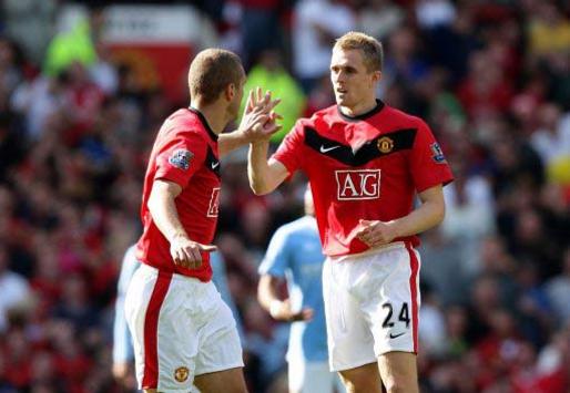 EPL: Darren Fletcher, Manchester United v Manchester City (PA)
