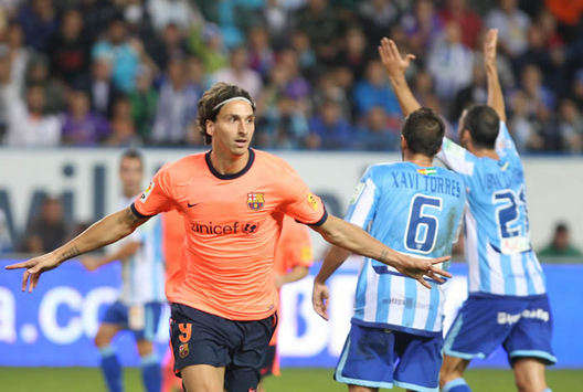 Zlatan Ibrahimovic,Malaga,  Barcelona (MARCA)