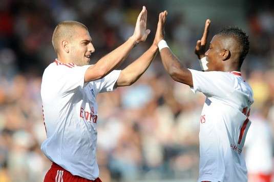 Bundesliga : Mladen Petric & Eljero Elia (SV Hamburger)
