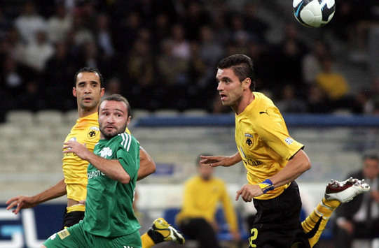 Greek Super League: AEK - Panathinaikos / Juanfran, Jahic - Salpingidis (INTIME)