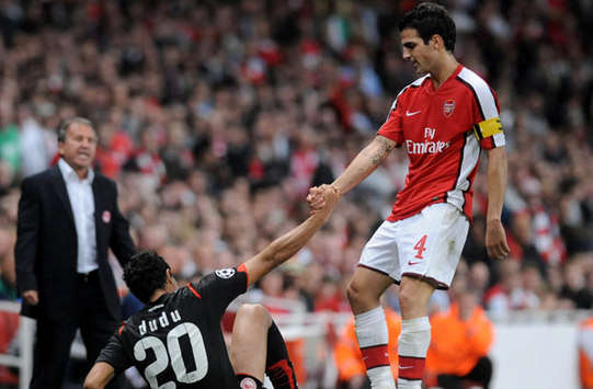 CL: Arsenal - Olympiakos / Fabregas - Zico, Dudu (INTIME)