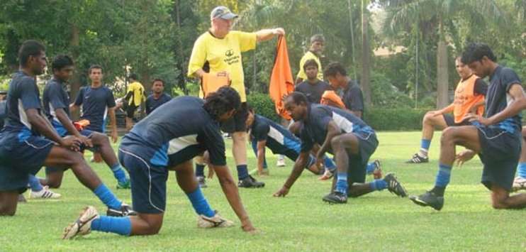 Mahindra United Practicing Pics(Mango Peel) 