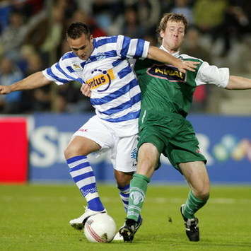 Jhon van Beukering vs Bart van Muyen, De Graafschap - FC Dordrecht (Foto PROSHOTS)