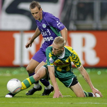 Thomas Enevoldsen vs Lex Immers, ADO Den Haag - FC Groningen (Foto PROSHOTS)