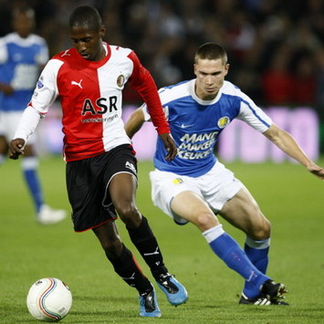 Kelvin Leerdam vs Derk Boerrigter, Feyenoord - RKC Waalwijk (Foto PROSHOTS)