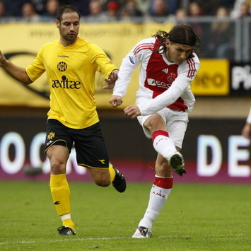 Boldiszar Bodor and Marko Pantelic, Roda JC - Ajax (foto PRO SHOTS)