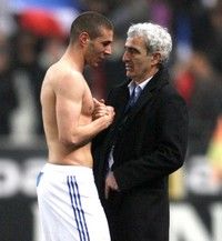 Karim Benzema & Raymond Domenech (France)