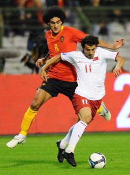 Marouane Fellaini (Belgium) - Ceyhun Eris (Turkey) (tff.org)