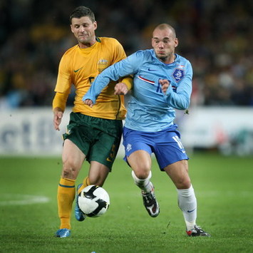 Jason Culina vs Wesley Sneijder, Australia - Netherlands (Foto PROSHOTS)