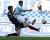Francelino Matuzalem scocca il tiro dell'1-1 contro la Samp (Getty Images)