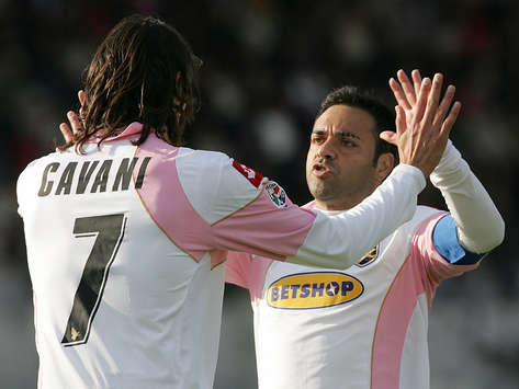 Miccoli-Cavani - Livorno-Palermo - Serie A (Getty Images)