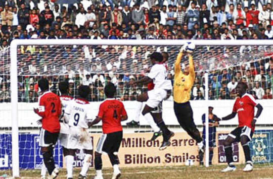 I League India 2009,Shillong Lajong FC v/s Air India (Mango Peel)