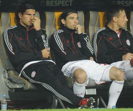 Herr Gomez, Pranjic und Olic - Bitte Platz nehmen! (Getty)