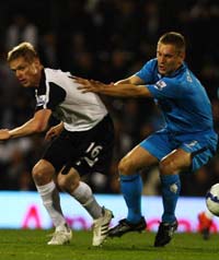 EPL: Damien Duff - Andy Dawson, Fulham v Hull City (Getty Images)