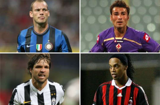 Sneijder-Mutu-Diego-Ronaldinho medley