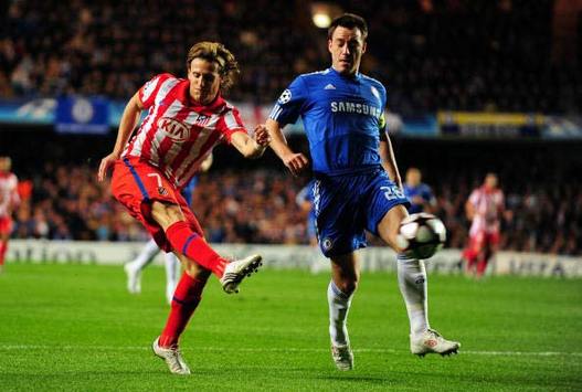 CL: John Terry - Diego Forlan, Chelsea - Atlético de Madrid (Getty Images)