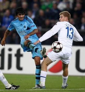 Champions League : Lucho Gonzalez (Marseille)