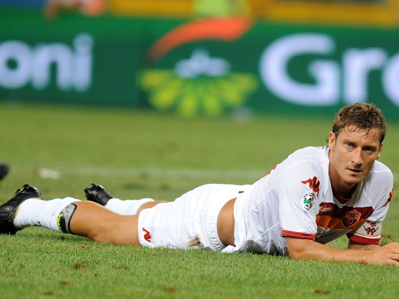 francesco totti trophy