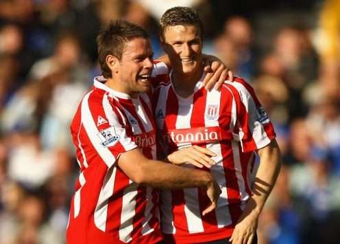 James Beattie & Robert Huth, Stoke City (Getty Images)