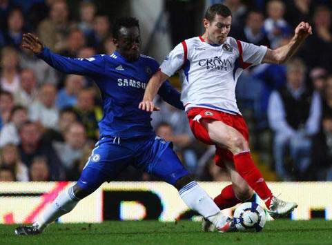 EPL: Brett Emerton - Michael Essien, Chelsea v Blackburn Rovers (Getty Images)