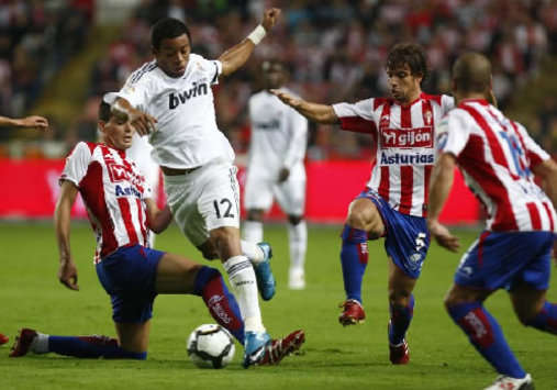 Marcelo, Rivera, Sporting Gijon, Real Madrid (MARCA)
