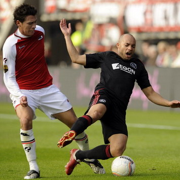 Hector Moreno and Demy de Zeeuw, AZ - Ajax (foto PROSHOTS)