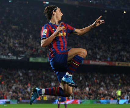 Zlatan Ibrahimovic, FC Barcelona - Real Zaragoza (Getty Images Sport)