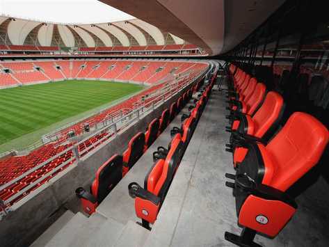275-PORT ELIZABETH, SOUTH AFRICA -2010,General view of the seating- Nelson Mandela Bay Stadium