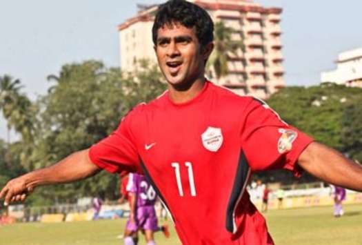 This Is Me, Mohammed Rafi: The Mahindra United Striker Exults After His Second Goal Against Chirag (Mango Peel)