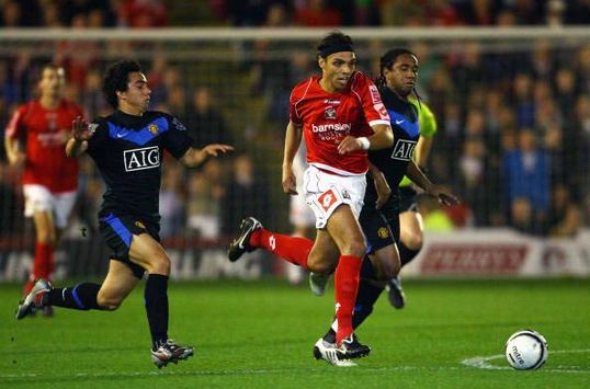 CC: Anderson - Fabio Da Silva, Barnsley - Manchester United (Getty Images)