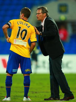 Jason Culina And Miron Bleiberg, Gold Coast United (Getty Images)