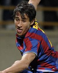 Striker Bojan Krkic in action in Barcelona (MAKE)