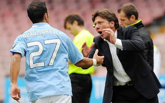 Quagliarella & Mazzarri - Napoli (Getty Images)
