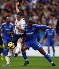 EPL: Gary Cahill - Didier Drogba, Bolton Wanderers - Chelsea (Getty Images)