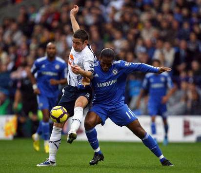 EPL: Gary Cahill - Didier Drogba, Bolton Wanderers - Chelsea (Getty Images)