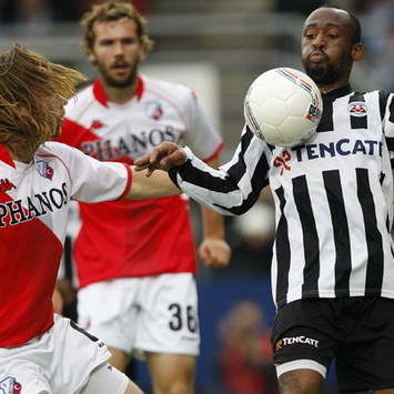 Gregoor van Dijk, Jacob Lensky and Willie Overtoom, Heracles Almelo - FC Utrecht (foto PROSHOTS)