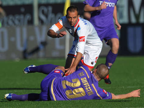 Mascara prova ad accendere la luce per il suo Catania a Firenze (Getty Images)