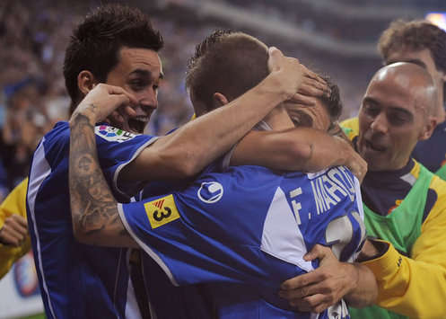 İspanya: Callejon, Marques ve Luis Garcia (Espanyol) (Getty Images)