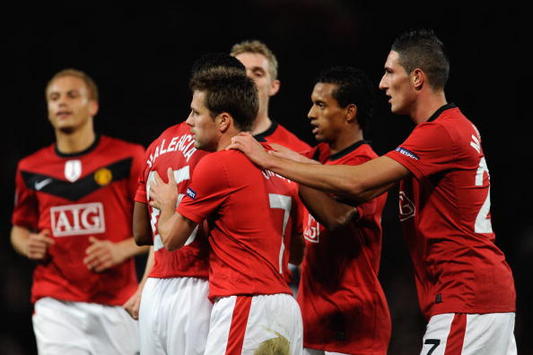 CL:Michael Owen, Manchester United v CSKA Moscow (Getty Images)