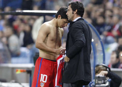 Kun Aguero, Quique Sanchez Flores, Atletico, Chelsea (MARCA)