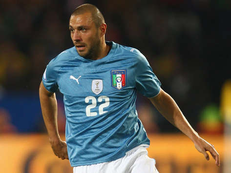 Dünya Kupası 2010 Avrupa Elemeri: Andrea Dossena (İtalya) (Getty Images)