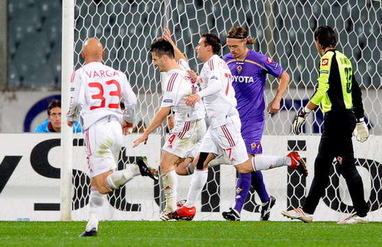 Champions League: Fiorentina-Debrecen - Rudolf celebrates (Getty Images)