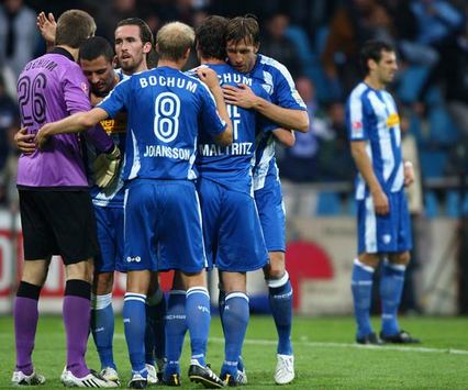 VfL Bochum: Andreas Luthe, Andreas Johansson, Marcel Maltritz (Bongarts/Getty-Images)