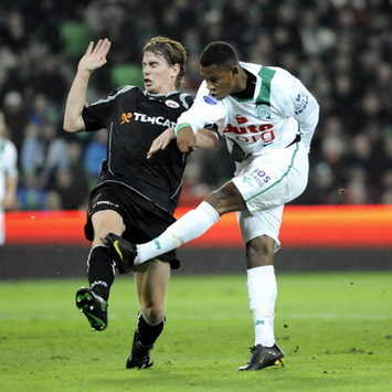 Leandro Bacuna, FC Groningen - Heracles Almelo (Foto PROSHOTS)