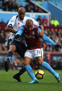 EPL: Gabriel Agbonlahore - Zat Knight, Aston Villa v Bolton Wanderers (Getty Images)