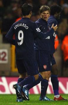 EPL: Andrey Arshavin, Wolverhampton Wanderers v Arsenal (Getty Images)