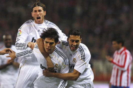 Ramos, Kaka, Arbeloa, Atletico de Madrid, Real Madrid (MARCA)