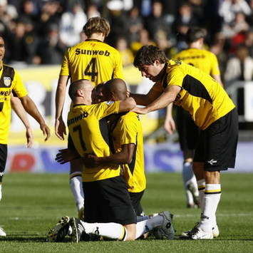 NAC viert feest in de derby tegen Willem II (Foto PROSHOTS)