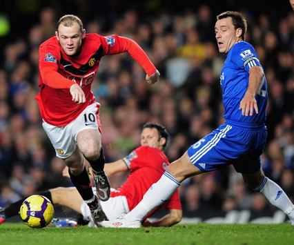 EPL: FC Chelsea - Manchester United / Wayne Rooney & John Terry (Getty-Images)